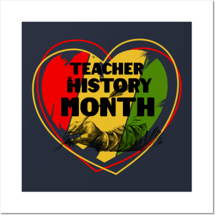 Teacher Black History Month Love Posters and Art